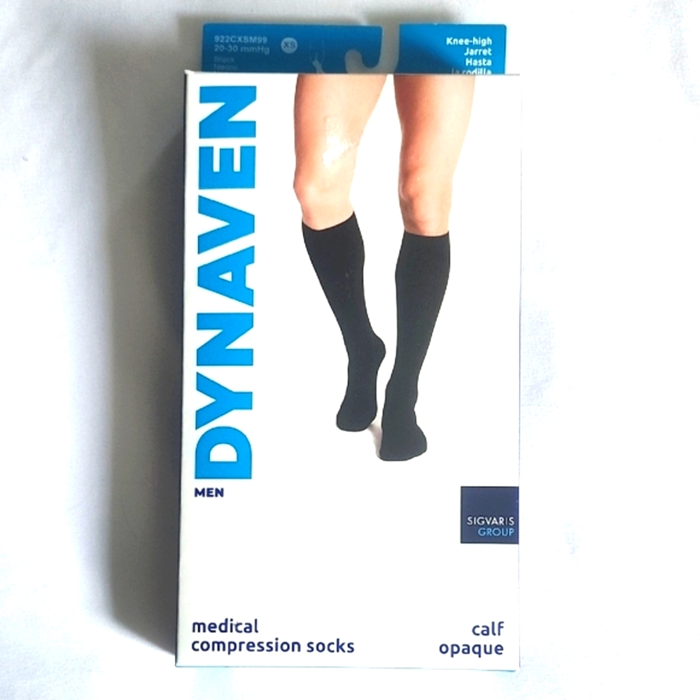 Naven Black Calf Compression Socks